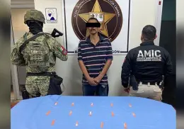 Aseguran a presunto narcomenudista en Bácum