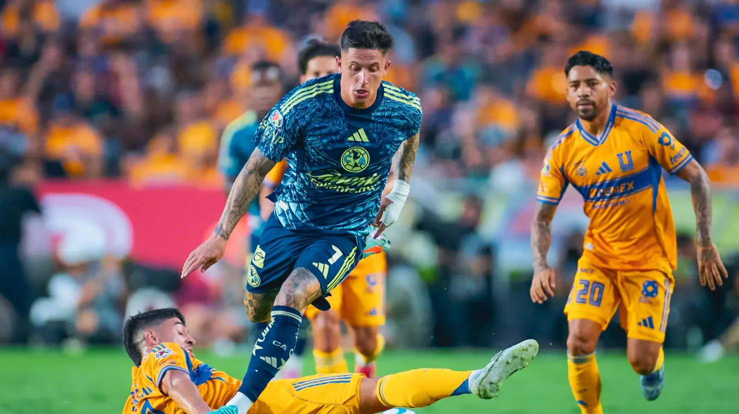 Tigres tuvo más dominio del balón, pero América fue más efectivo.