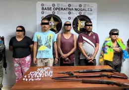 Catean vivienda en Nogales; hay cinco detenidos