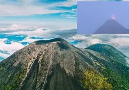 VIDEO | ¿Aprobación o presagio? Volcán hace erupción durante propuesta de matrimonio