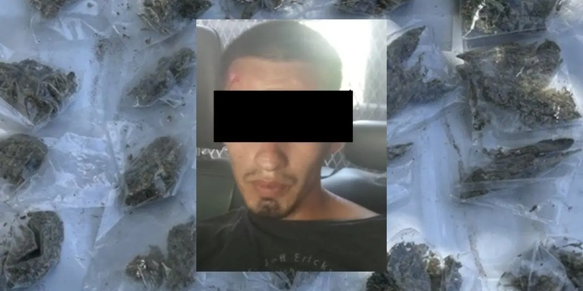 Detienen a sujeto con droga en la colonia Campestre de Ciudad Obregón