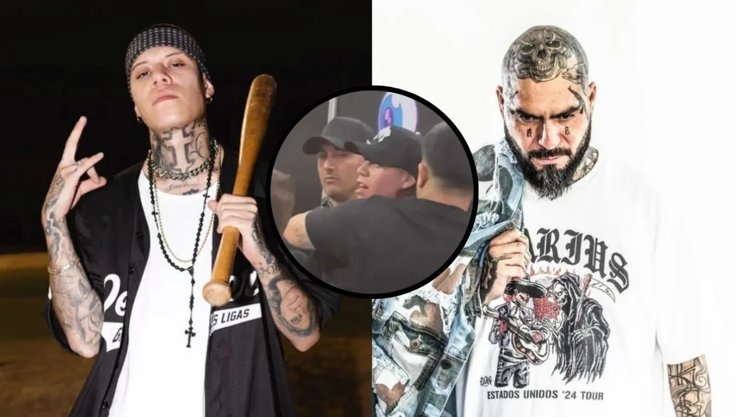 Dharius Bodharius utilizó sus redes sociales para pronunciarse sobre los hechos, acusando a Santa Fe Klan de amenazas previas.