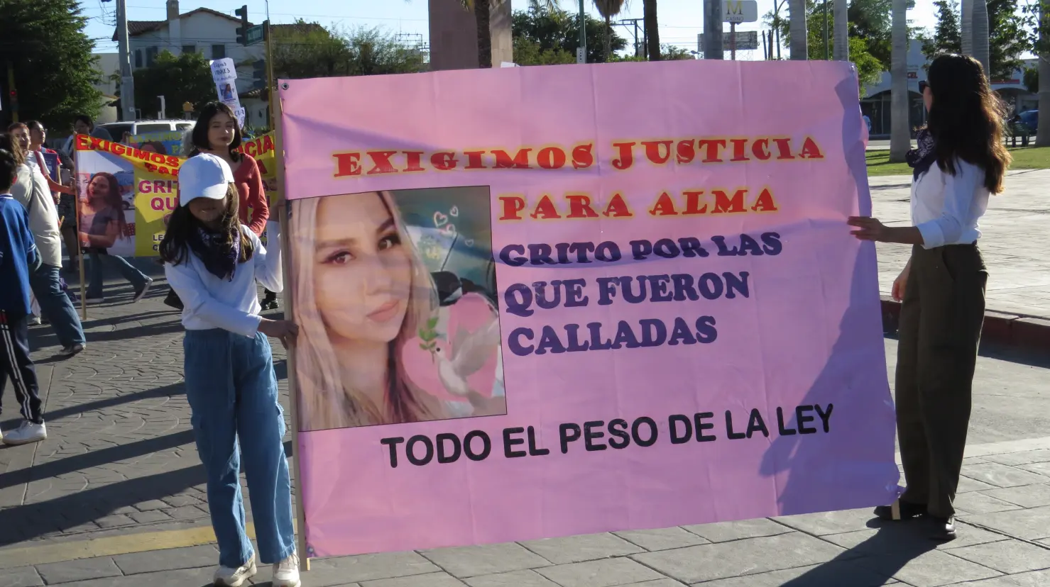 Familiares de Alma Lourdes realizaron varias manifestaciones para exigir justicia (Foto: Archivo/Roke Arballo)