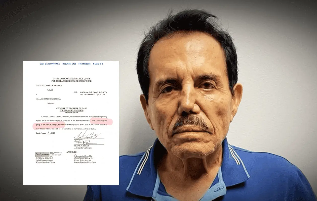 Zambada, de 77 años, fue arrestado el 25 de julio de 2024 en un aeropuerto de Nuevo México.