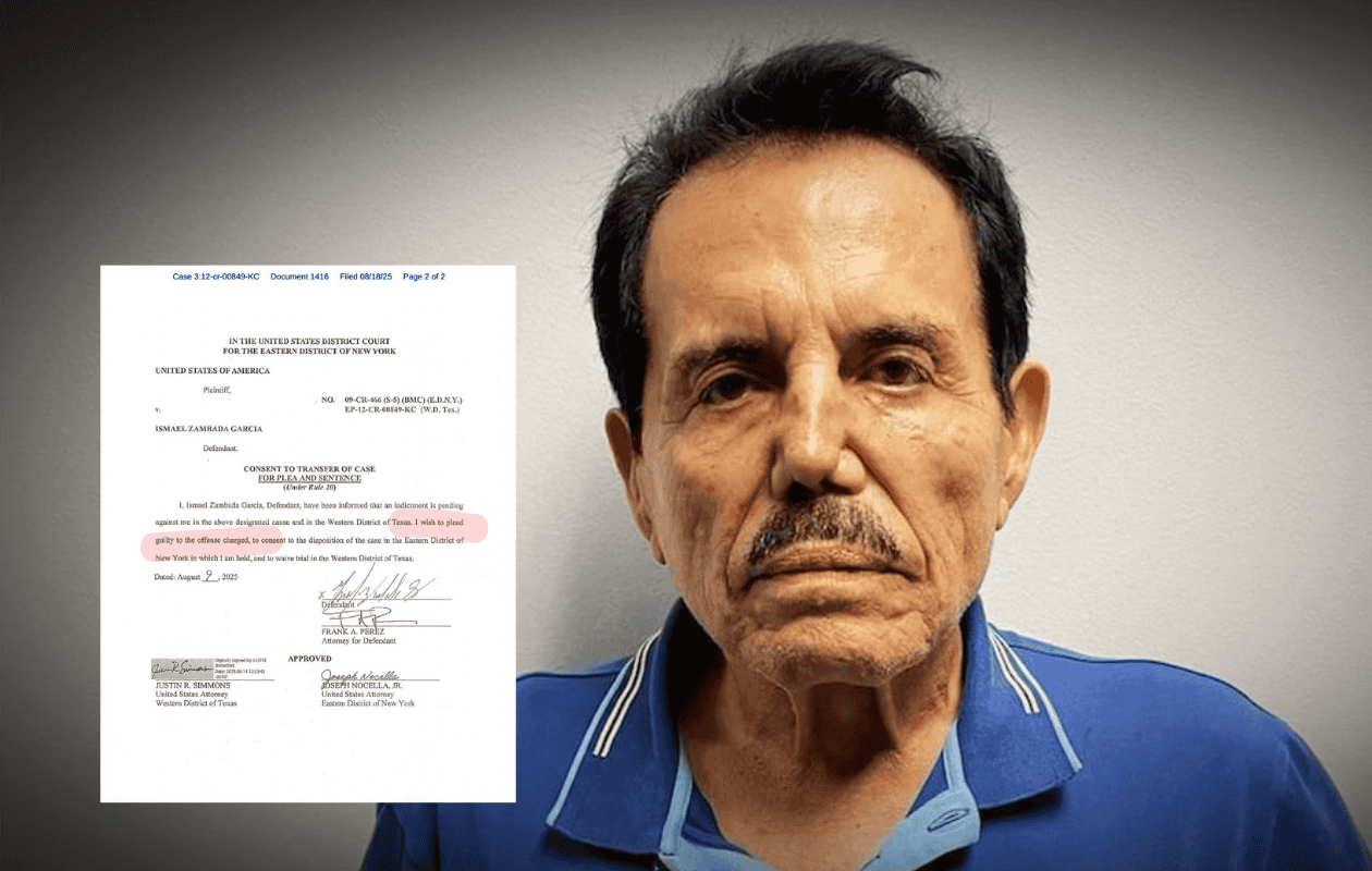 Ismael Mayo Zambada se declarará culpable en Corte de EE.UU. el 25 de agosto
