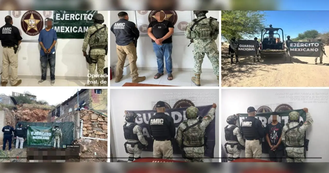 Mesa Estatal de Seguridad detiene a 130 personas y asegura arsenal con droga