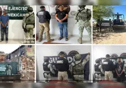 Mesa Estatal de Seguridad detiene a 130 personas y asegura arsenal con droga