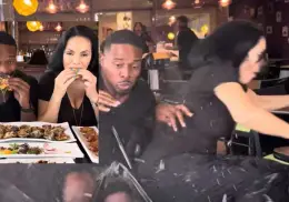 El impactante momento en que un auto entra a restaurante y sorprende a influencers