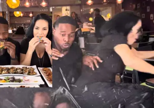 El impactante momento en que un auto entra a restaurante y sorprende a influencers
