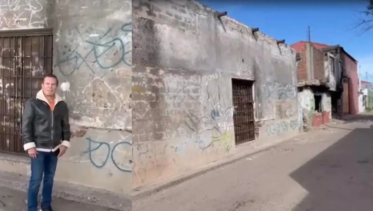 Así luce la desconocida casa donde creció Julio César Chávez en Sonora. Foto: Original