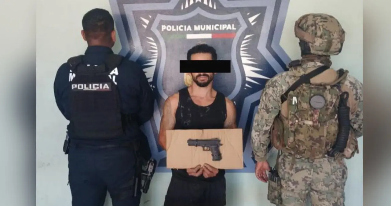 Detienen a sujeto con arma y droga en el Valle del Yaqui