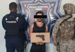 Detienen a sujeto con arma y droga en el Valle del Yaqui