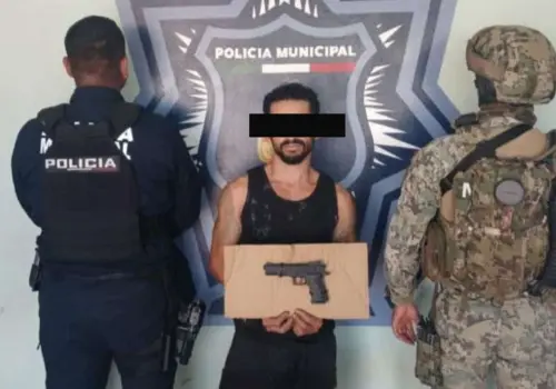 Detienen a sujeto con arma y droga en el Valle del Yaqui
