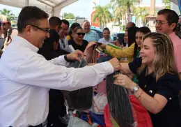 Arranca Mochilatón en Navojoa para ayudar a familias vulnerables