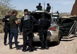 Sujeto con arma de fuego es arrestado en la frontera de Sonora