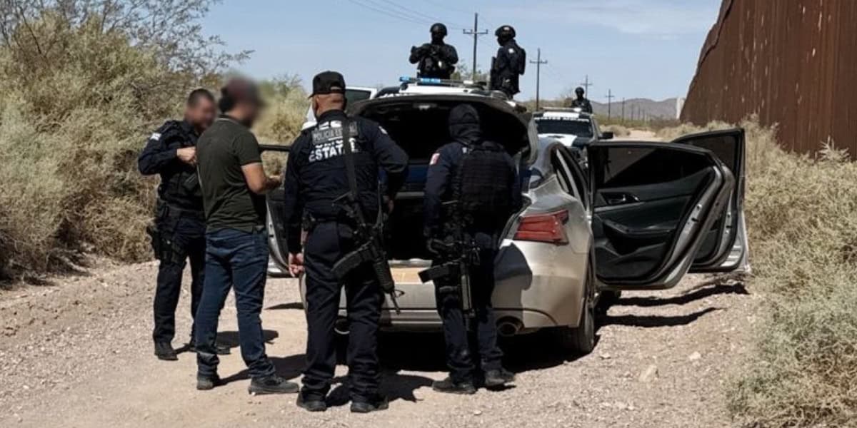 Sujeto con arma de fuego es arrestado en la frontera de Sonora
