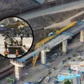 Así fue el accidente en construcción del viaducto elevado en Tijuana |VIDEO