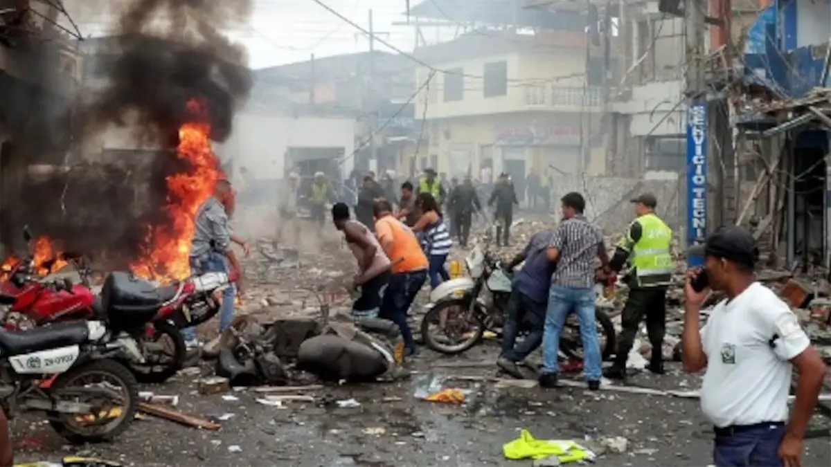 IMÁGENES FUERTES: Fotos y videos del atentado terrorista en Colombia; hay 6 muertos y varios heridos