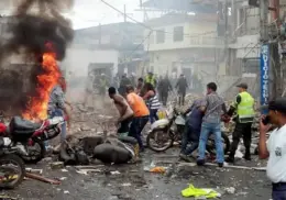 IMÁGENES FUERTES: Fotos y videos del atentado terrorista en Colombia; hay 13 muertos y decenas de heridos