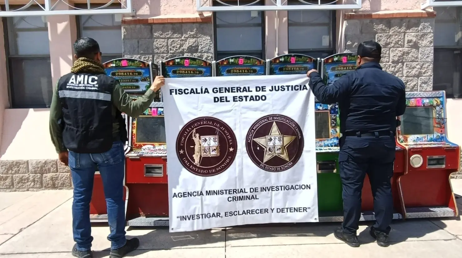 Aseguran 12 tragamonedas en Hermosillo