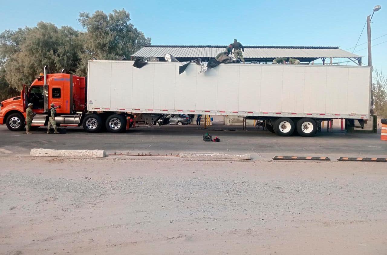 Interceptan tráiler cargado de cocaína en SLRC