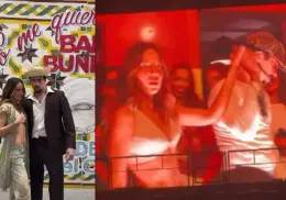 Belinda desata euforia al unirse a Bad Bunny en concierto