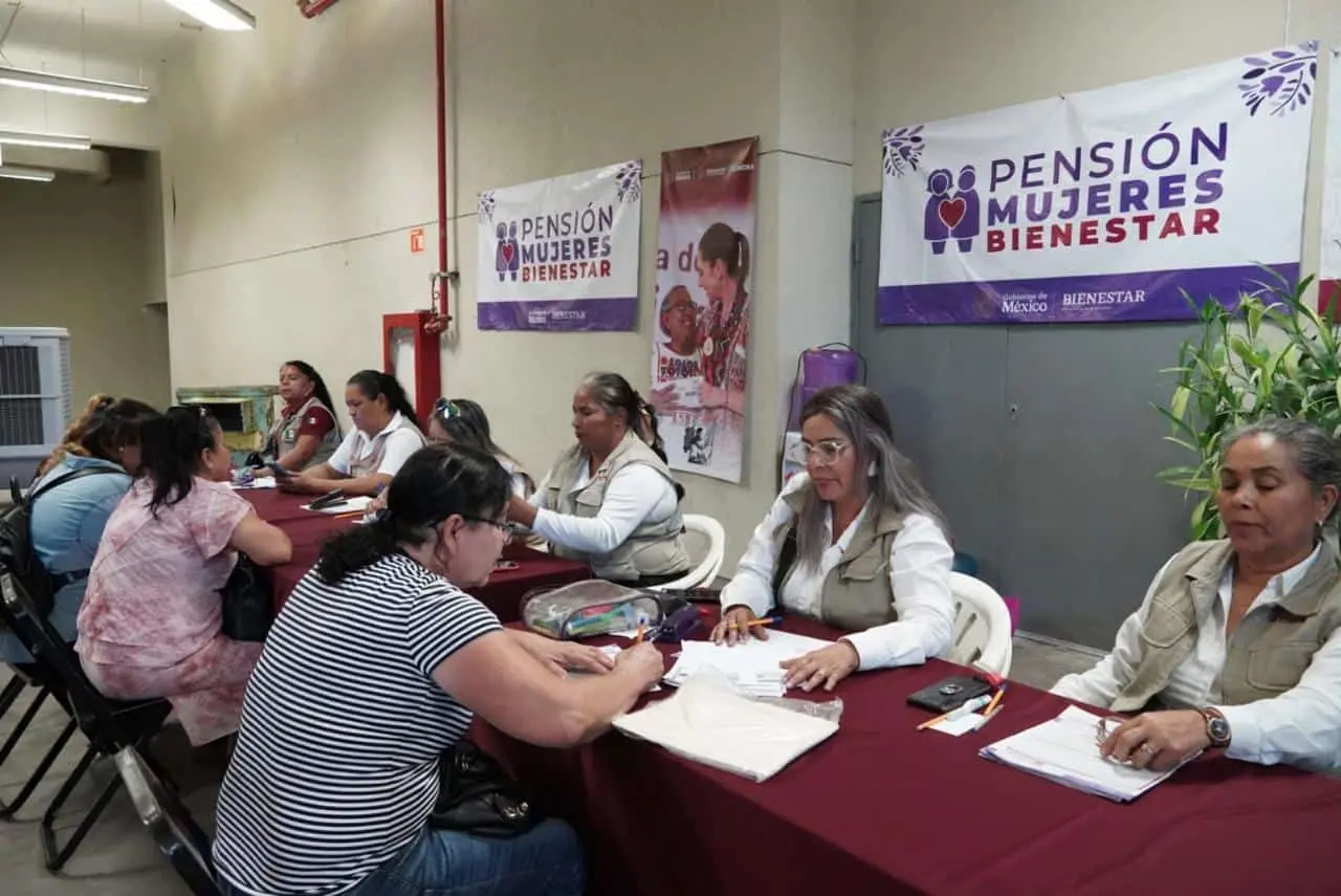 Este mes fue el primero en el que se tuvieron registros de mujeres a partir de los 60 años en la Pensión Mujeres Bienestar