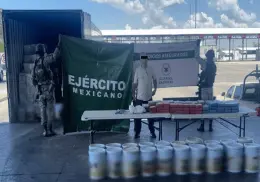 Detectan tráiler con millonario cargamento de droga al norte de Sonora