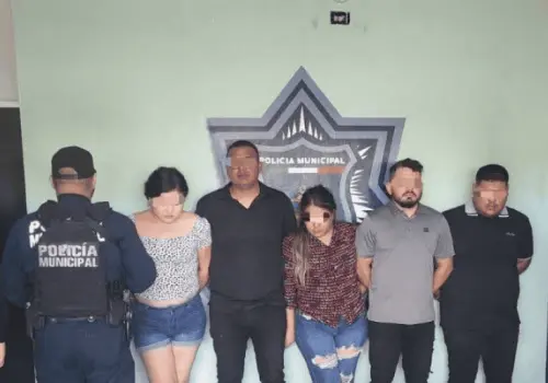 Detienen a cinco tras reporte de disparos al sur de Ciudad Obregón; uno es policía activo