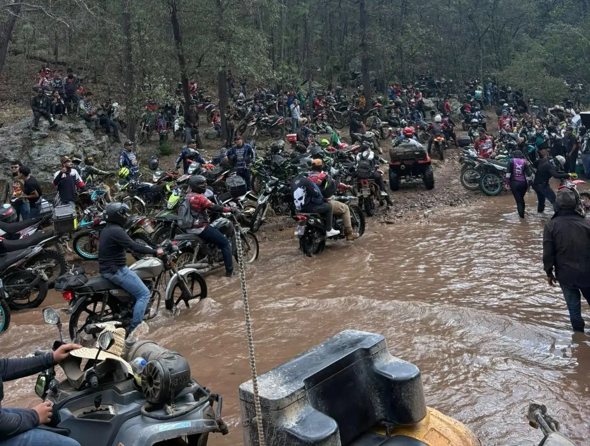 Se contó con una gran participación de motociclistas de distintos municipios