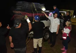 Lleva alcalde apoyo a familias de Bacabachi tras impacto por lluvias