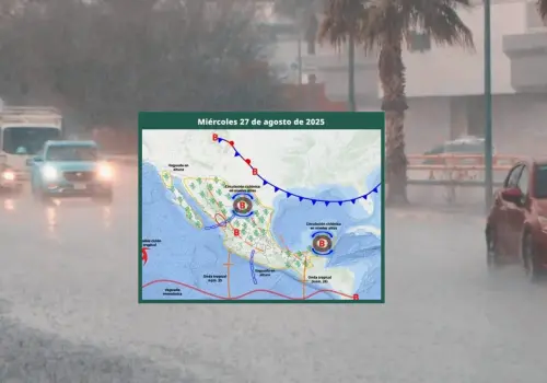 Clima en Hermosillo hoy 27 de agosto; se prevé lluvia y día mayormente nublado