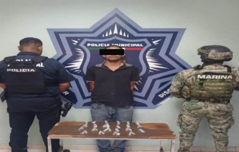 Detienen a hombre con droga en Pueblo Yaqui