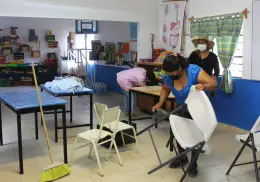 Van por escuelas limpias para el regreso a clases