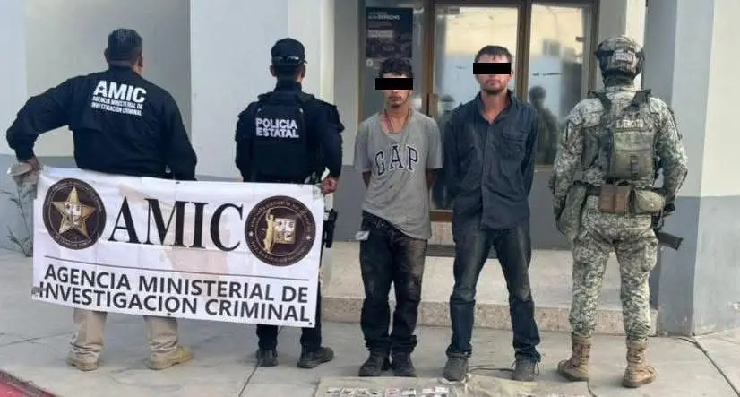 "Caen" dos con droga durante operativo en Tubutama