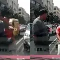 VIDEO | Motociclista noquea a taxista de un golpe en la CDMX