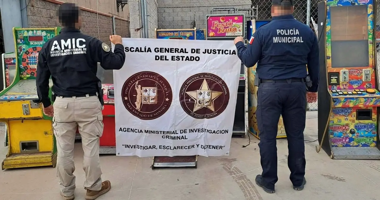 Las máquinas estaban dentro de un domicilio ubicado en la colonia Jacinto López, en Hermosillo