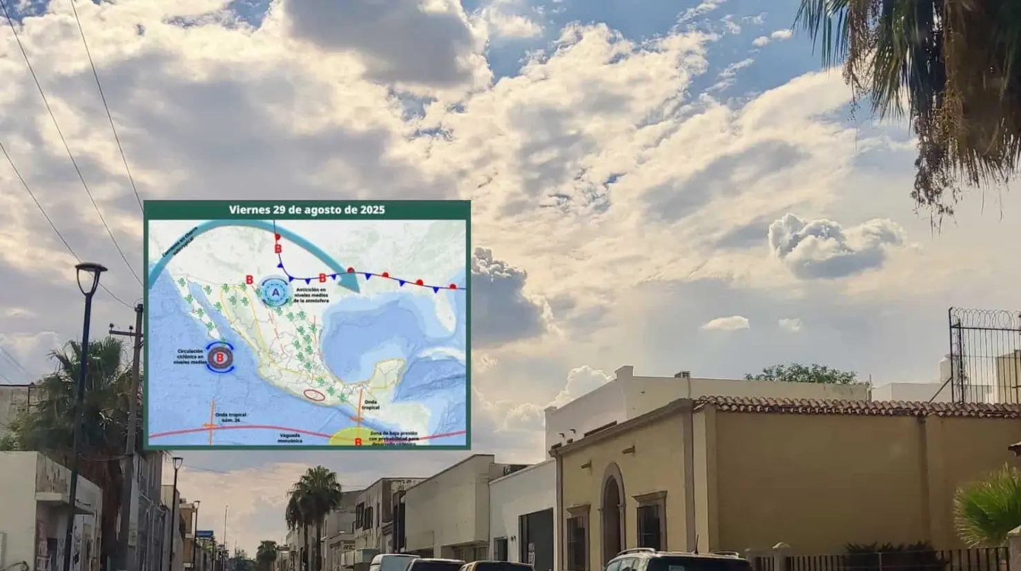Clima en Hermosillo hoy 29 de agosto; se pronostica lluvia para este viernes