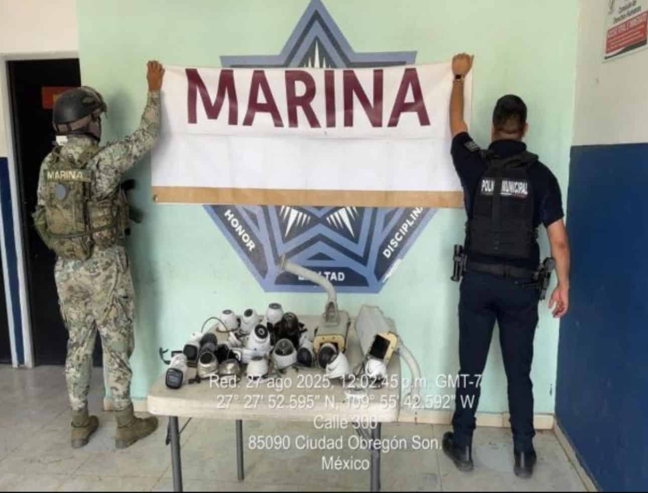 Decomisan cámaras de vigilancia clandestinas en Ciudad Obregón