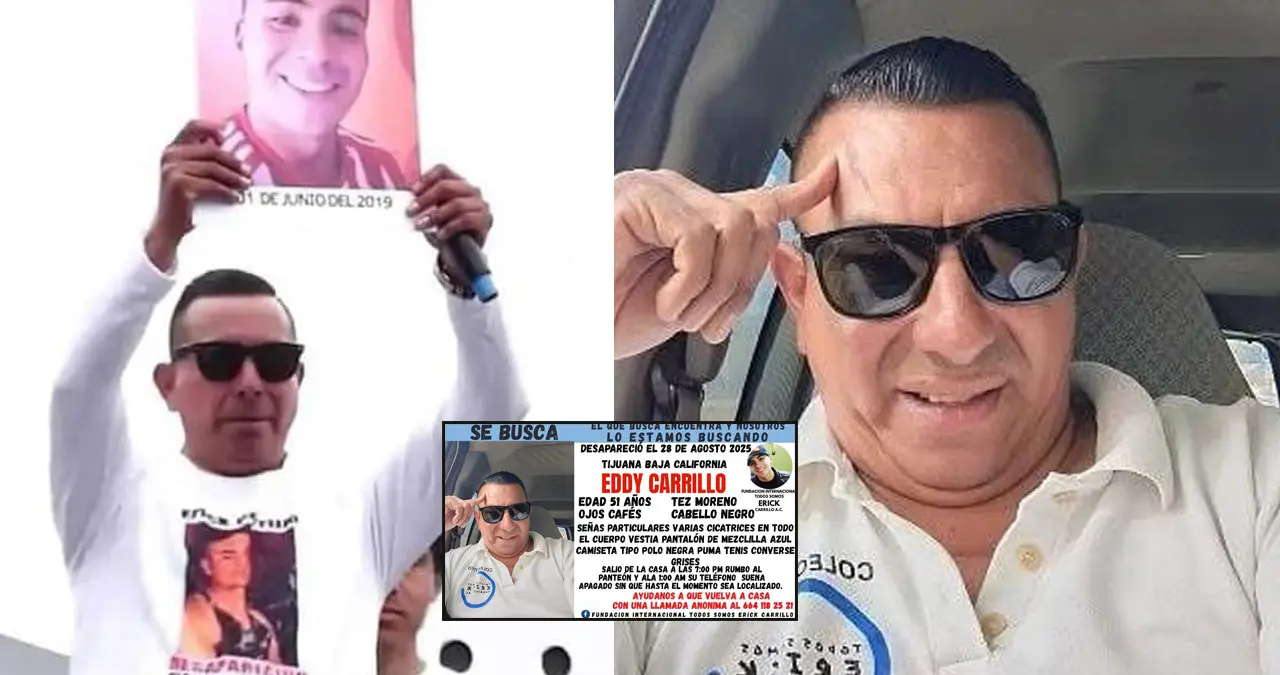 Causa confusión supuesta desaparición del padre buscador Eddy Carrillo.
