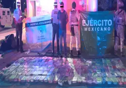 Intenta "brincarse" retén de Querobabi y lo detienen  con cargamento de droga