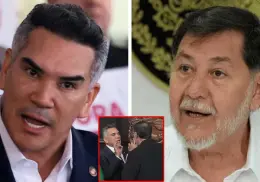 VIDEOS | Así fue la pelea entre Alito Moreno y Fernández Noroña en el Senado desde diferentes ángulos