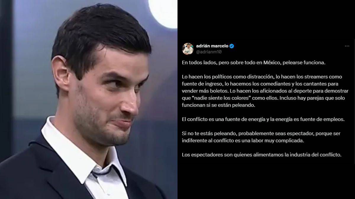 Adrián Marcelo desata polémica tras declarar que el conflicto es necesario