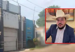 Balean casa de la mamá de Arley Pérez en Culiacán; él sale a dar explicaciones