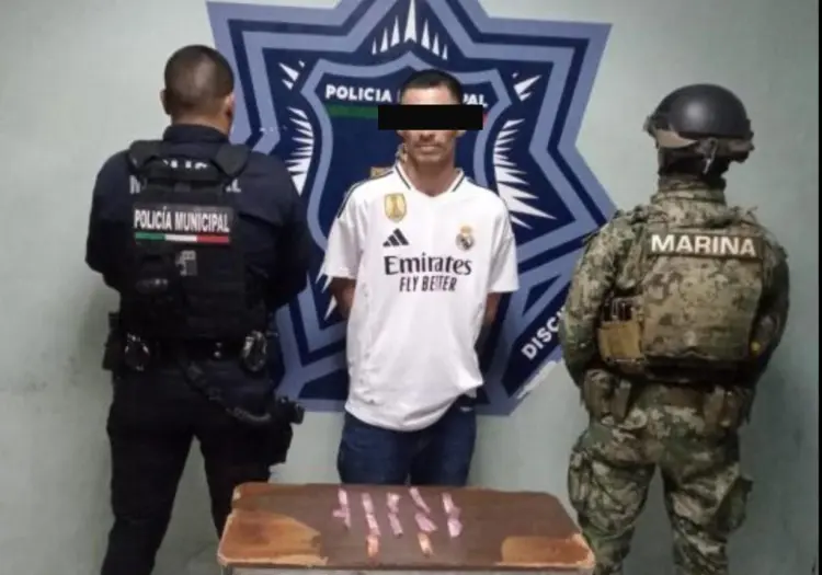 Capturan a sujeto con droga al sur de Ciudad Obregón