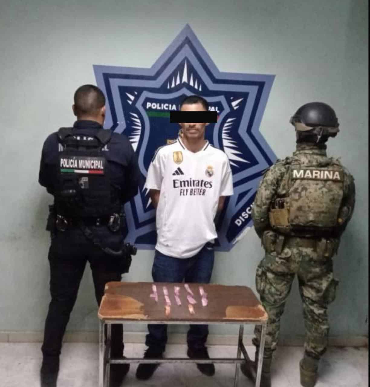 Capturan a sujeto con droga al sur de Ciudad Obregón