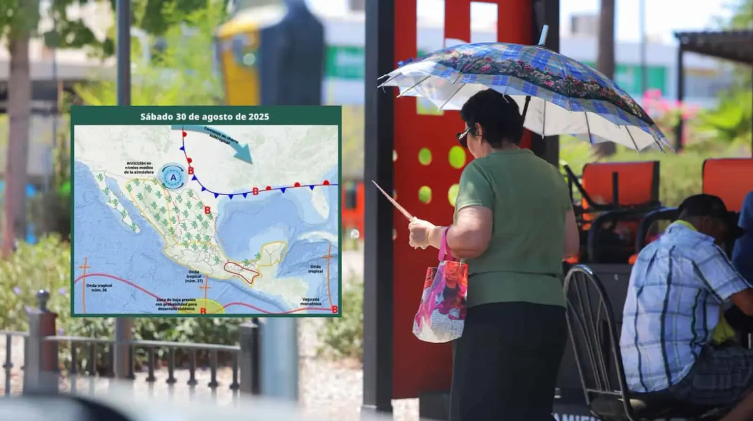 Clima en Hermosillo hoy 30 de agosto; se prevé calor intenso y lluvias este fin de semana