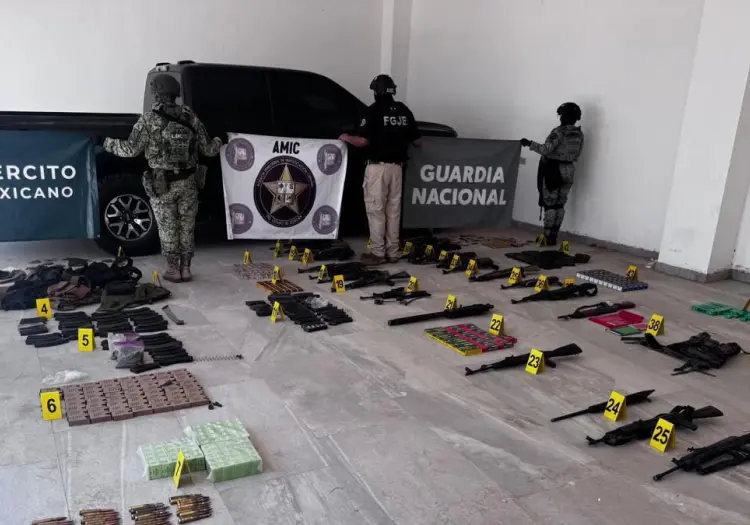 En Sonora, la Mesa Estatal de Seguridad logra decomisar más de 240 kilos de droga y arsenal