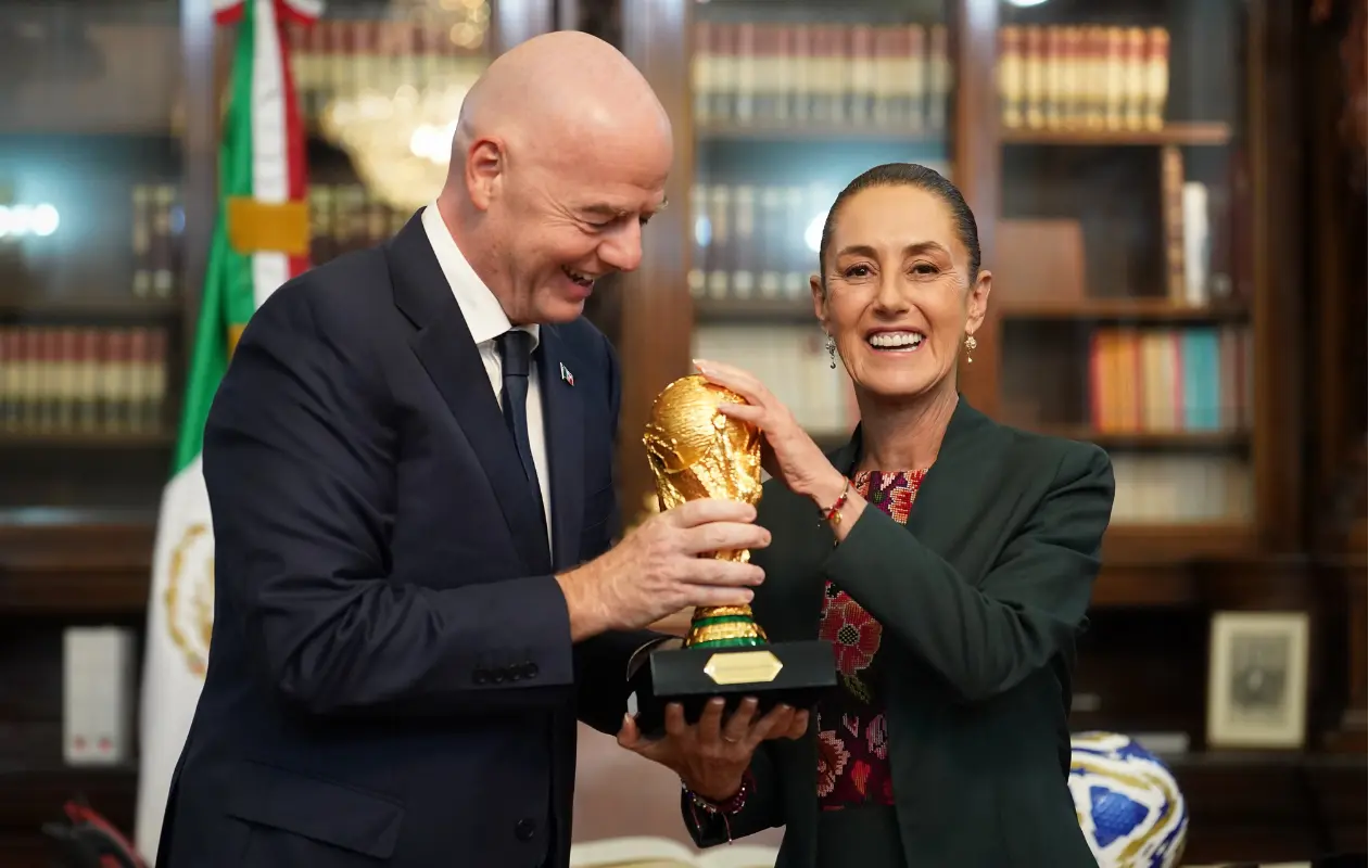 La presidenta no ha confirmado si participará en eventos especiales de la FIFA previos al Mundial o si asistirá a algún juego.
