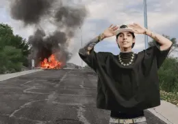 Confirman que Natanael Cano sí viajaba en camioneta que se incendió en Hermosillo